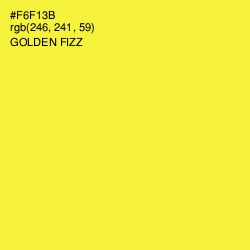 #F6F13B - Golden Fizz Color Image